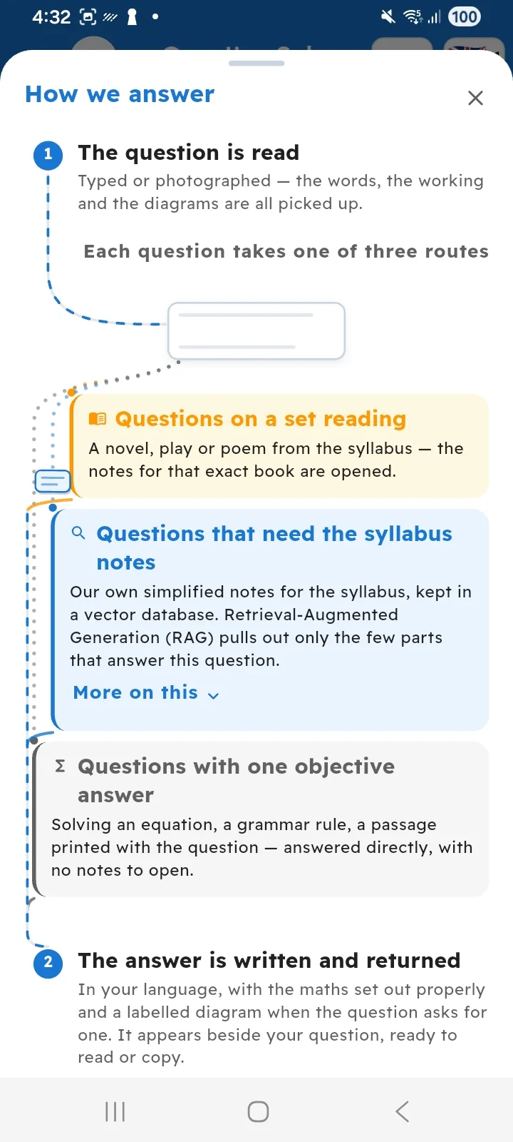 Photograph a question, get the working (2 of 2)