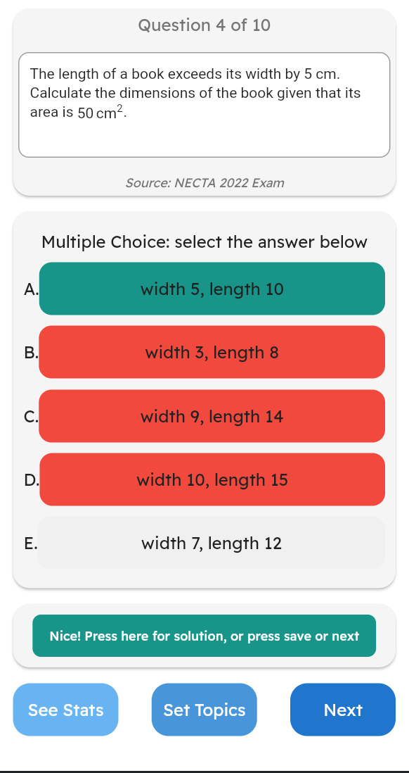 Moonjai quizzes screenshot